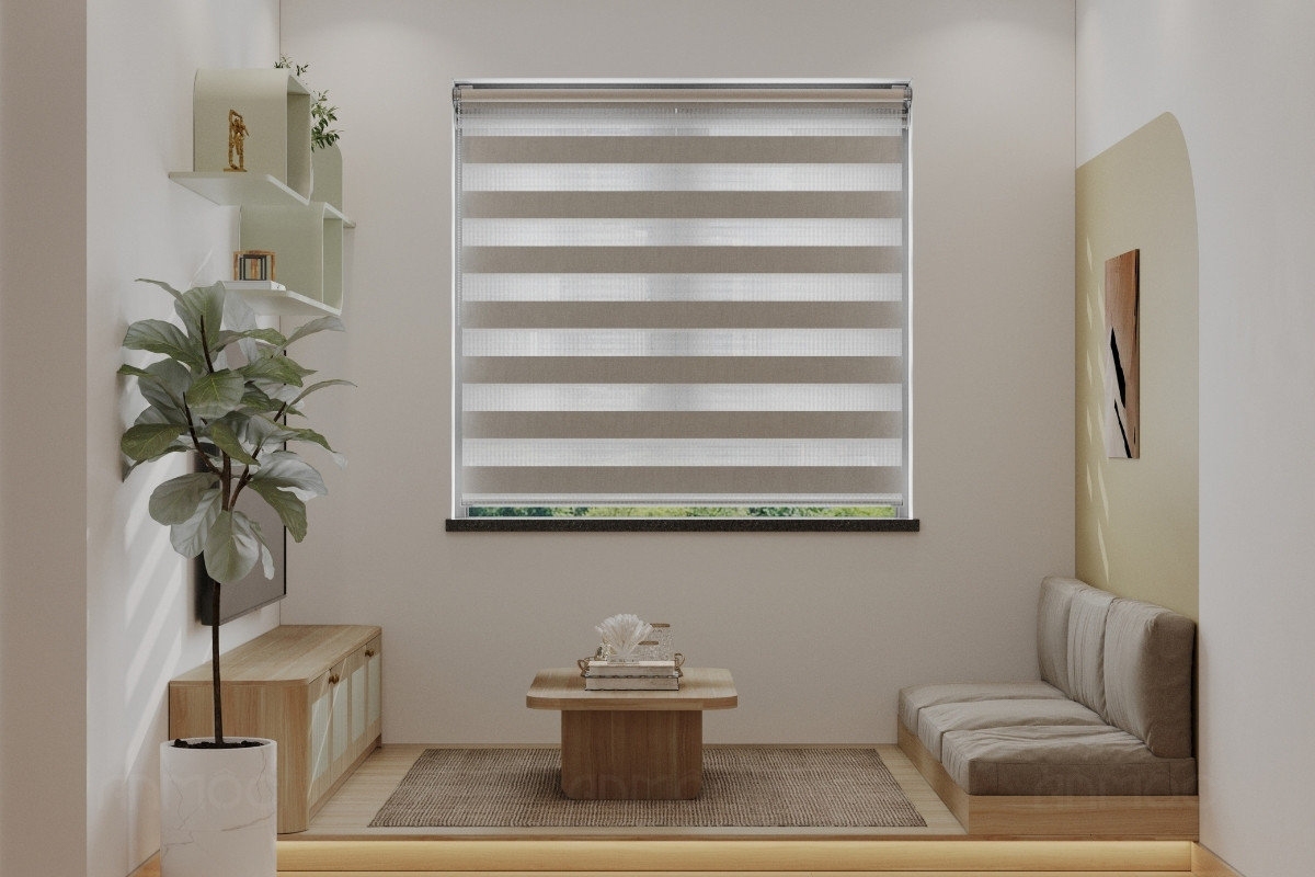 55+ Mẫu Thiết Kế Nội Thất Chung Cư "Đỉnh Nhất" 2026 2613 Tổng thể phòng khách chung cư Topaz Home 67m2 với thiết kế hiện đại cùng tông màu sáng nhẹ nhàng và nội thất gỗ ấm áp